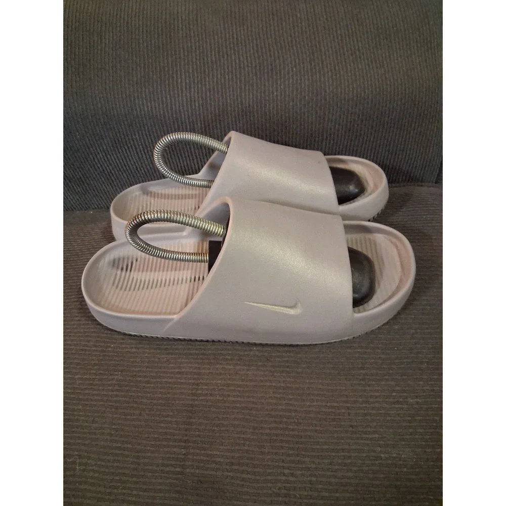Nike Calm Slide Sesame Tan Mens 11 M11 W12 DX4816-200 Foam Sandals